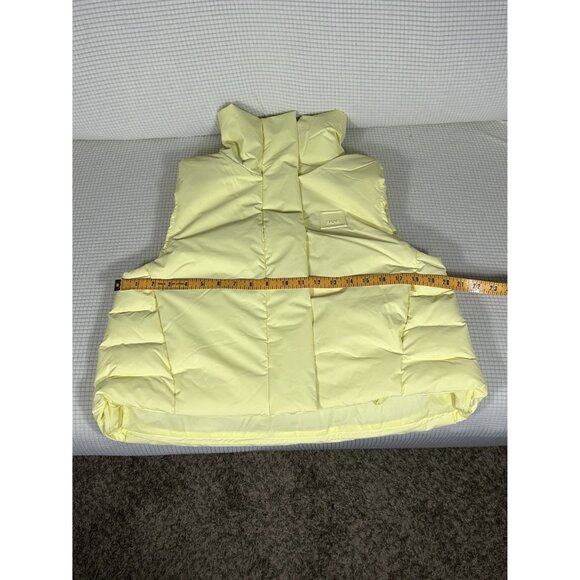 Rains Straw Yellow Loop Padded Vest, Size Medium, NWT, MSRP $250 - Picture 13 of 16